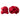 Macros Climbing Holds - All American 2 Pack - A, red