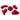 Micro Climbing Holds - All American 5 Pack - A, Red