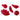 Micro Climbing Holds - All American 5 Pack - B, Red