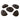 Micro Climbing Holds - Basalt 5 Pack - A, Black