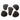 Modulars Climbing Holds - Basalt 5 Pack A, Black