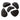 Modulars Climbing Holds - Basalt 5 Pack B, Black
