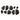 Baslat Screw-on Handholds - 10 Pack in black