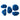 Micro Climbing Holds - Blue Ribbon 5 Pack - A, Blue