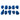 Blue Ribbon Screw-on Handholds - 10 Pack in blue