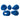 Modulars Climbing Holds - Blue Ribbon 5 Pack A, Blue 