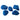 Modulars Climbing Holds - Blue Ribbon 5 Pack B, Blue 