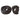 Macros Climbing Holds - Hueco 2 Pack - B, black