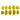 Incut Edges Screw-on Handholds - 10 Pack in yellow