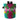Leaf Print Chalk Bags - Pink